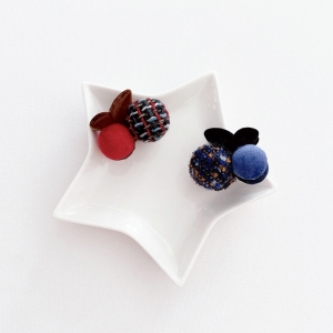 Lady Hair Claw Button Flannel Small (LHP6248)